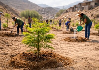 Reforestación comunitaria en Anexo 22 de Jicamarca